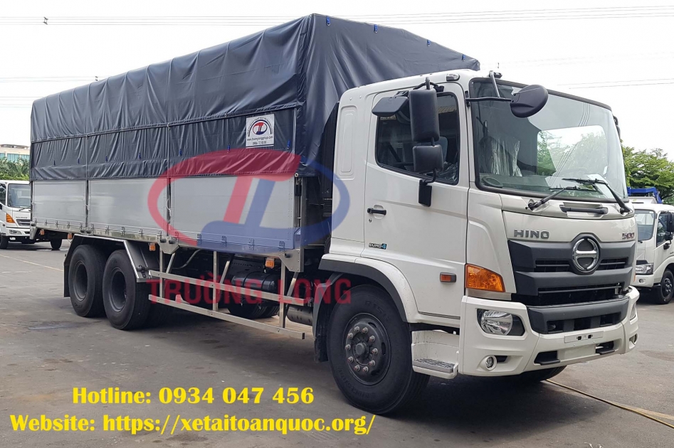 Xe tải Hino 15 tấn thùng dài 7m8 – Hino FL8JT7A thùng mui bạt