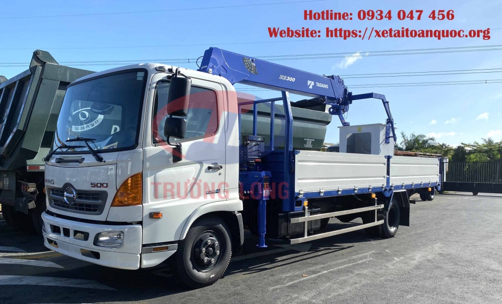 Xe cẩu Tadano nâng người làm việc trên cao – Hino 500 FC9JLTC 