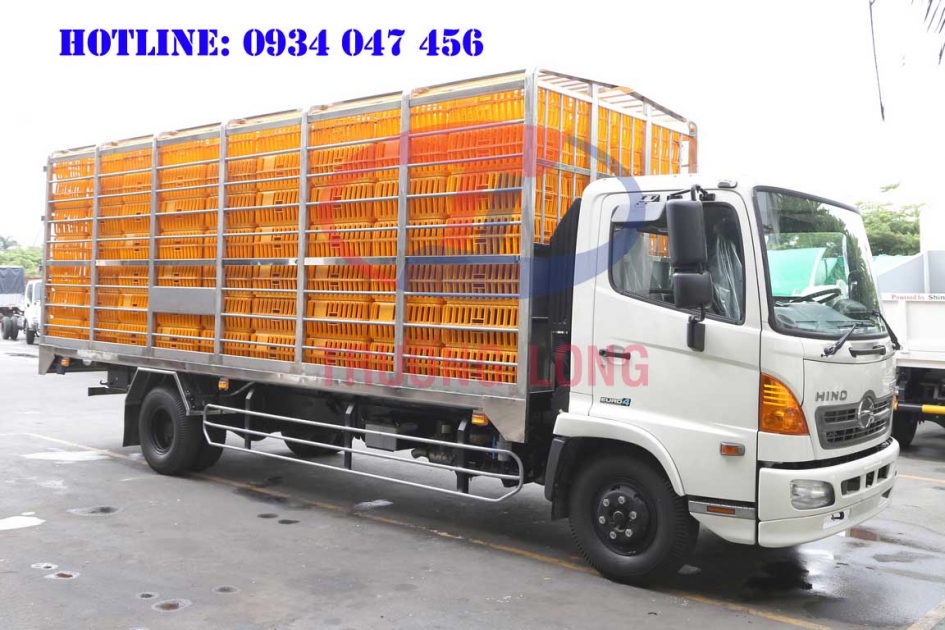 Xe tải Hino 5 tấn 6 tấn chở gia cầm (gà, vịt) Hino 500 FC