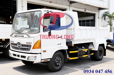 Xe ben Hino 6 tấn bửng liền - Ga điện - Tổng tải 11 tấn